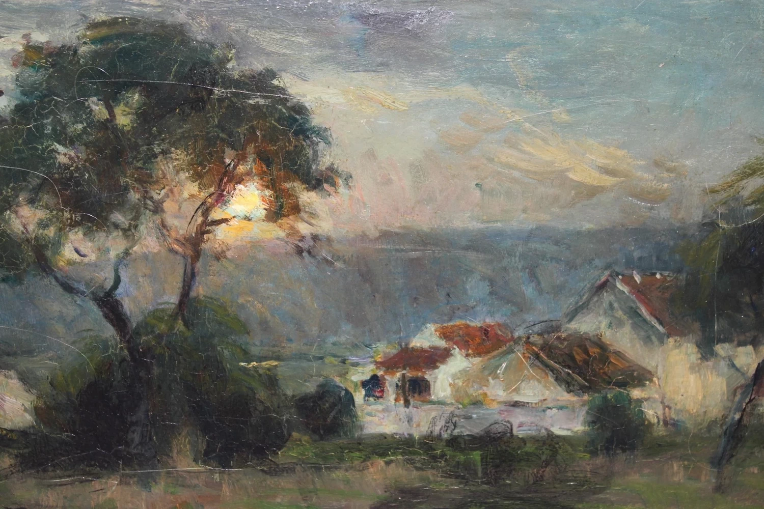Paesaggio al chiaro di luna - attribuito